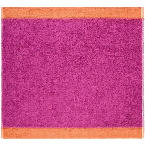 Cawö Cawo Lifestyle Splash Doubleface 7071 Gezichtsdoekje 30x30 pink/mandarine afbeelding