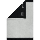 Cawö Cawo Lifestyle Splash Doubleface 7071 Gastendoekje 30x50 platin/schwarz