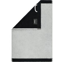 Cawo Lifestyle Splash Doubleface 7071 Gastendoekje 30x50 platin/schwarz