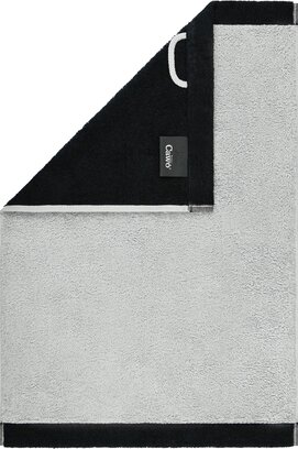 Cawo Lifestyle Splash Doubleface 7071 Gastendoekje 30x50 platin/schwarz