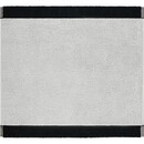 Cawö Cawo Lifestyle Splash Doubleface 7071 Gezichtsdoekje 30x30 platin/schwarz