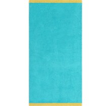 Cawo Lifestyle Splash Doubleface 7071 Handdoek 50x100 türkis/apricot