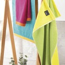 Cawö Cawo Lifestyle Splash Doubleface 7071 Douchelaken 70x140 türkis/apricot