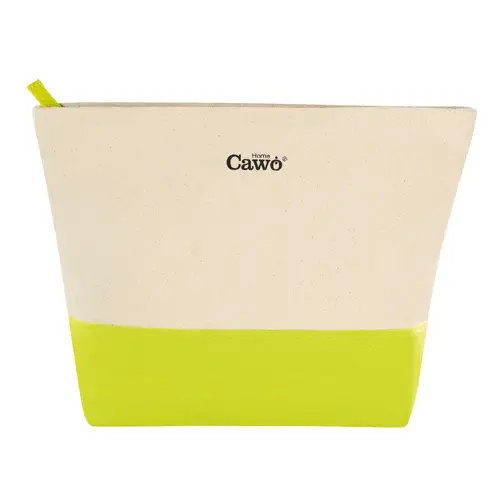 Cawö Cawo Lifestyle Accessory Bag Uni 55707 Accessory Bag 18x26 lime
