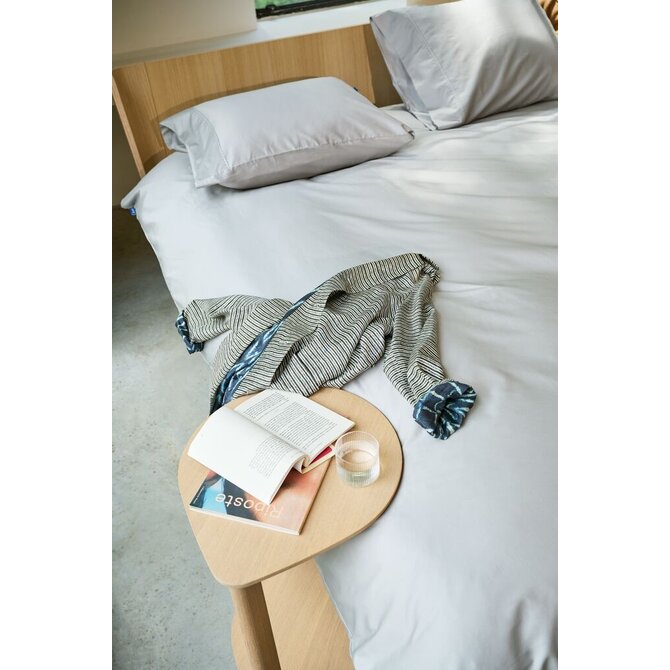 Auping Pearl Grey Satin dekbedovertrek 140x200/220 Grey Auping Pearl Grey Satin dekbedovertrek 140x200/220 Grey