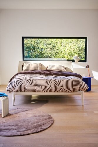 Auping Auping Cedar Waves dekbedovertrek 140x200/220 Brown