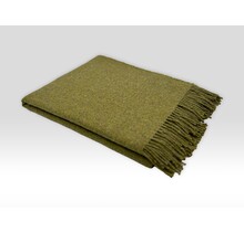 McNutt of Donegal  plaid Forever Wool 145x200 Olive