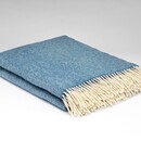 Mcnutt of Donegal McNutt of Donegal  plaid pure wool Heritage 145x200 Blu Sky