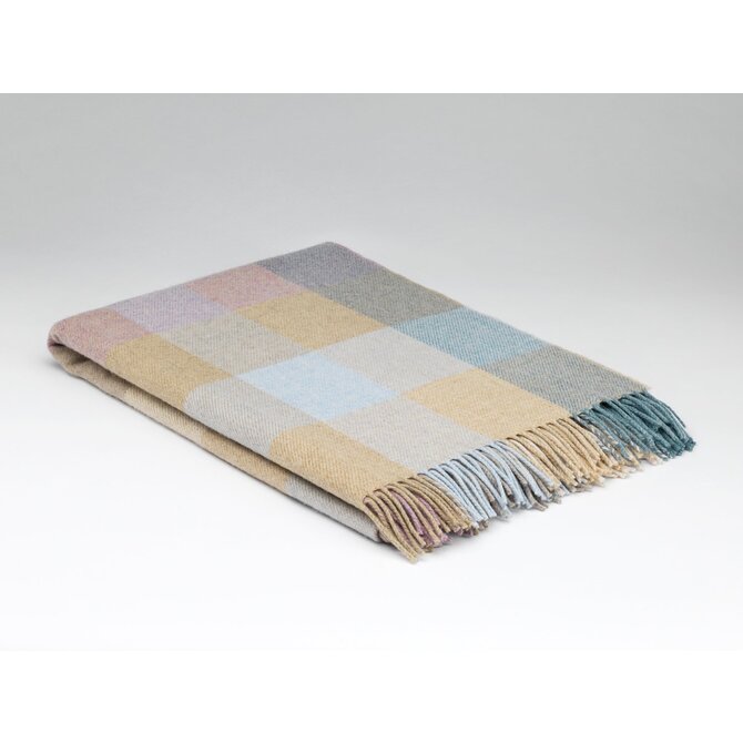 McNutt of Donegal plaid lambswool 140x200 Coastal check