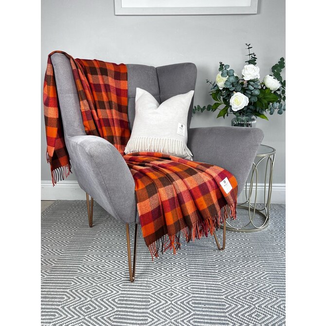 McNutt of Donegal plaid lambswool 140x200 Fall McNutt of Donegal plaid lambswool 140x200 Fall
