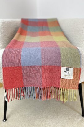 McNutt of Donegal plaid lambswool 140x200 Starbusrst check