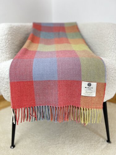 Mcnutt of Donegal McNutt of Donegal plaid lambswool 140x200 Starbusrst check