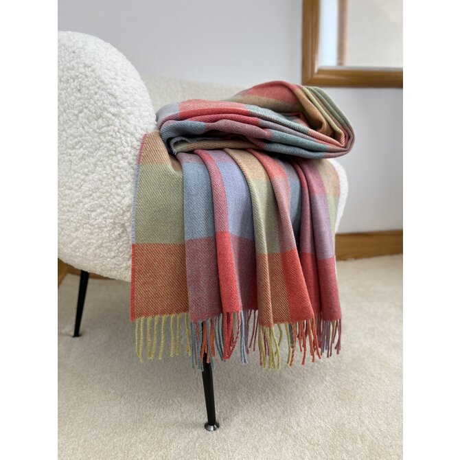 McNutt of Donegal plaid lambswool 140x200 Starbusrst check