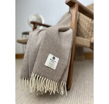 McNutt of Donegal plaid lambswool 140x200 Spotted butterscotch