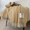 Mcnutt of Donegal McNutt of Donegal plaid lambswool 140x200 Lemon