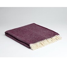 McNutt of Donegal plaid lambswool 140x200 Burgundy