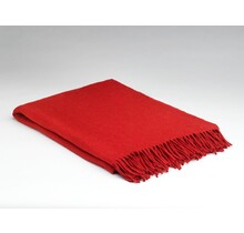 McNutt of Donegal  plaid Cashmere Lambswool 140x200 Rouge