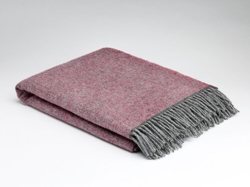 Mcnutt of Donegal McNutt of Donegal plaid pure wool 145x200 Cosy Rose