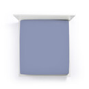 Bella Donna Bella Donna Jersey La Piccola Duo 2 Splittopperhoeslaken 160x210-220 cm blauwgrijs-0209
