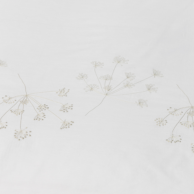 Dommelin dekbedovertrek Calma Satijn 300TC Wit 240x200/220