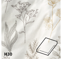 Dommelin dekbedovertrek Erbe Satijn 400TC Ecru-Ecru 240x200/220