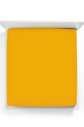 Bella Donna Jersey Alto Boxspringhoeslaken Lits-jumeaux XL 200x220-200x240 cm Curry-0547