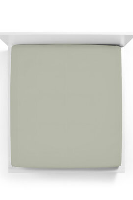 Bella Donna Alto Boxspringhoeslaken Lits-Jumeaux grijsgroen-0633 180x200-200x220