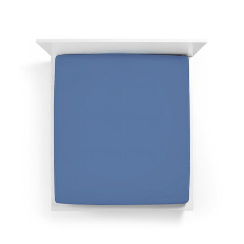 Bella Donna Bella Donna Alto Boxspringhoeslaken Eenpersoons zeeblauw-0208 90x190-100x220 afbeelding