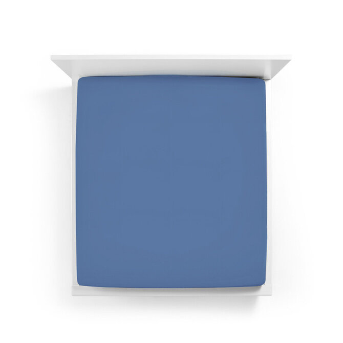Bella Donna Alto Boxspringhoeslaken Twijfelaar zeeblauw-0208 120x190-130x220