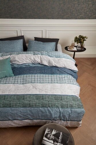 Rivièra Maison Rivièra Maison Tailor Dekbedovertrek Groen 260x200/220 afbeelding