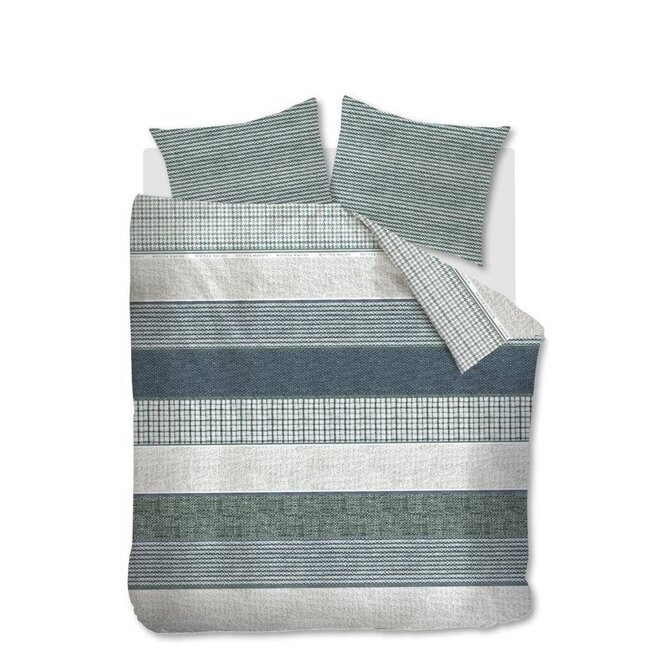 Rivièra Maison Tailor Dekbedovertrek Groen 200x200/220