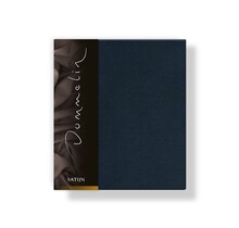 Dommelin Kussensloop Uni Satijn 300TC 540 Nachtblauw 50x70