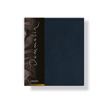 Dommelin Kussensloop Uni Satijn 300TC 540 Nachtblauw 60x70