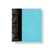 Dommelin Kussensloop Uni Satijn 300TC 569 Aquamarijn 60x70