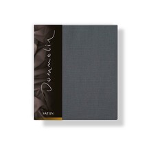 Dommelin Kussensloop Uni Satijn 300TC 555 Olifantgrijs 50x70