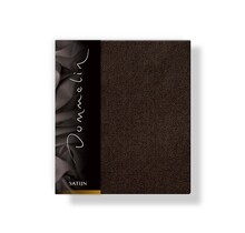 Dommelin Kussensloop Uni Satijn 300TC 575 Choco 50x70