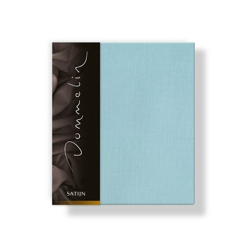 Dommelin Dommelin Kussensloop Uni Satijn 300TC 591 Pastelblauw 50x70 afbeelding