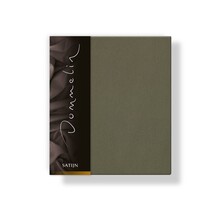 Dommelin Kussensloop Uni Satijn 300TC 589 Olijf 50x70