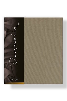 Dommelin Kussensloop Uni Satijn 300TC 512 Taupe 50x70