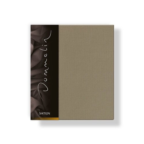 Dommelin Dommelin Kussensloop Uni Satijn 300TC 512 Taupe 50x70 afbeelding