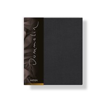 Dommelin Kussensloop Uni Satijn 300TC 556 Steenkool 50x70