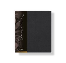 Dommelin Kussensloop Uni Satijn 300TC 556 Steenkool 60x70