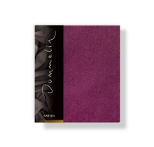 Dommelin Kussensloop Uni Satijn 300TC 582 Aubergine 50x70