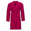 Vossen Vossen Unisex badjas ROM Pique-U cranberry XL