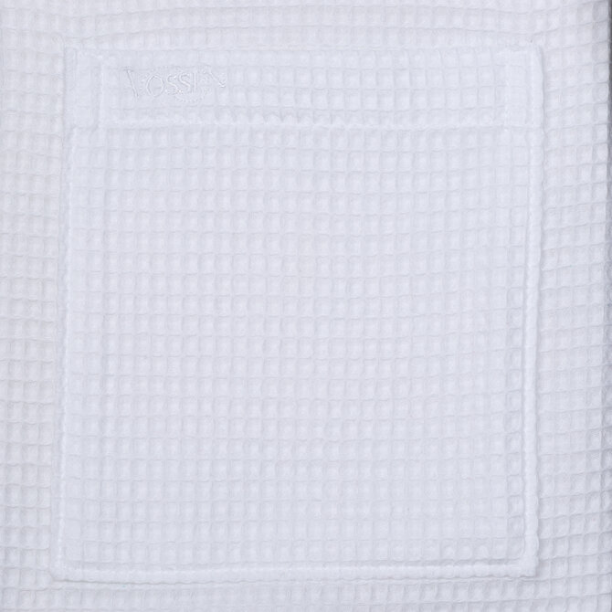 Vossen Unisex badjas ROM Pique-U weiß L Vossen Unisex badjas ROM Pique-U weiß L