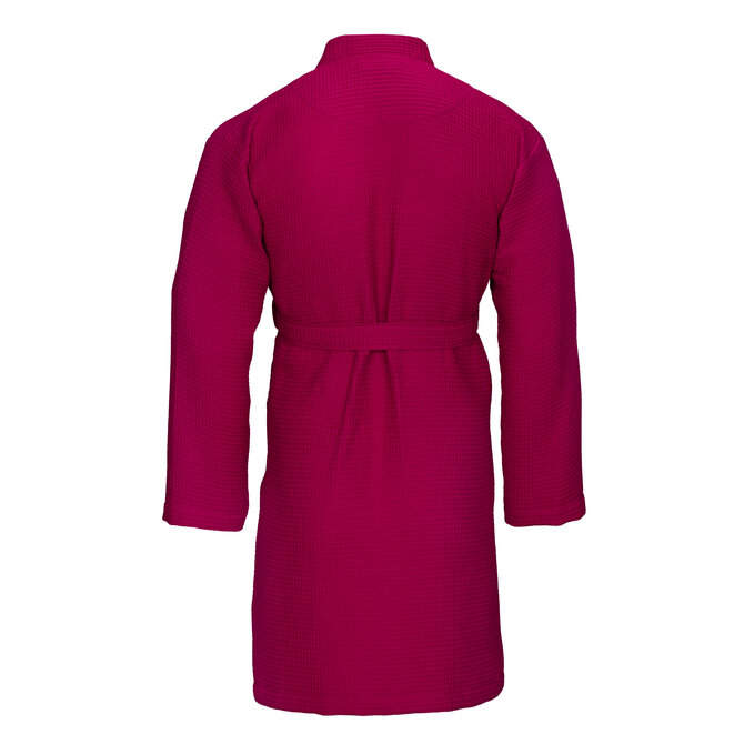 Vossen Unisex badjas ROM Pique-U cranberry XS Vossen Unisex badjas ROM Pique-U cranberry XS