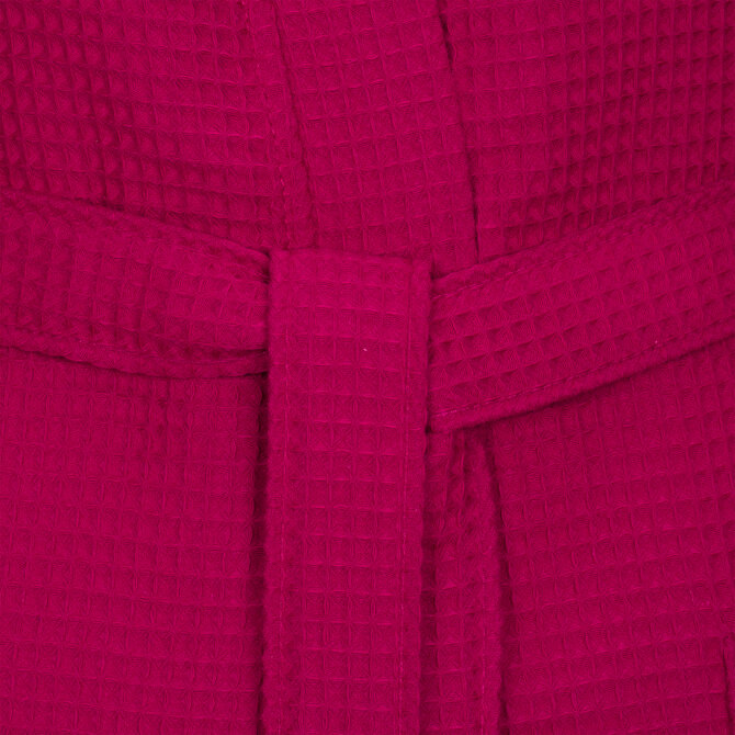 Vossen Unisex badjas ROM Pique-U cranberry XS Vossen Unisex badjas ROM Pique-U cranberry XS