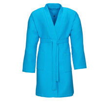 Vossen Unisex badjas ROM Pique-U turquoise L
