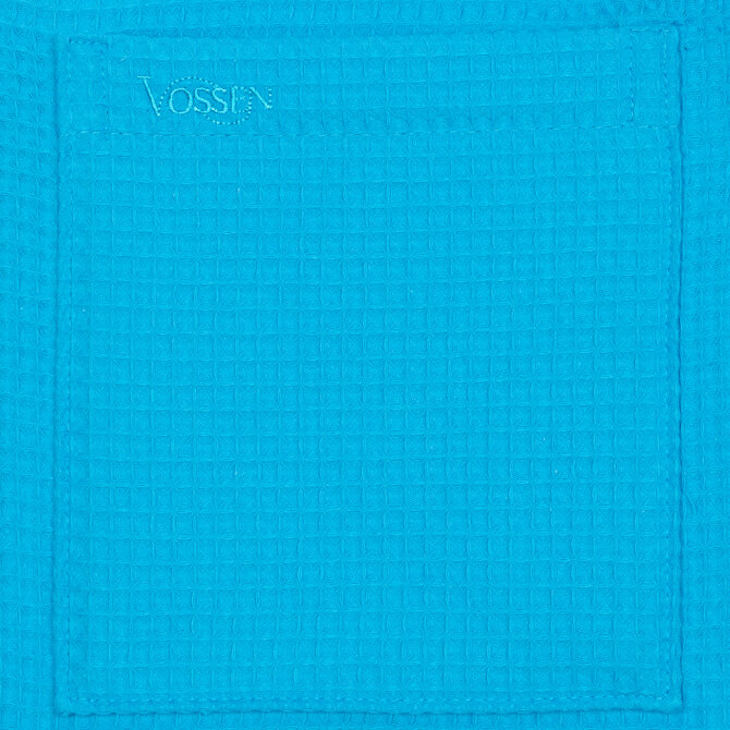 Vossen Unisex badjas ROM Pique-U turquoise S Vossen Unisex badjas ROM Pique-U turquoise S