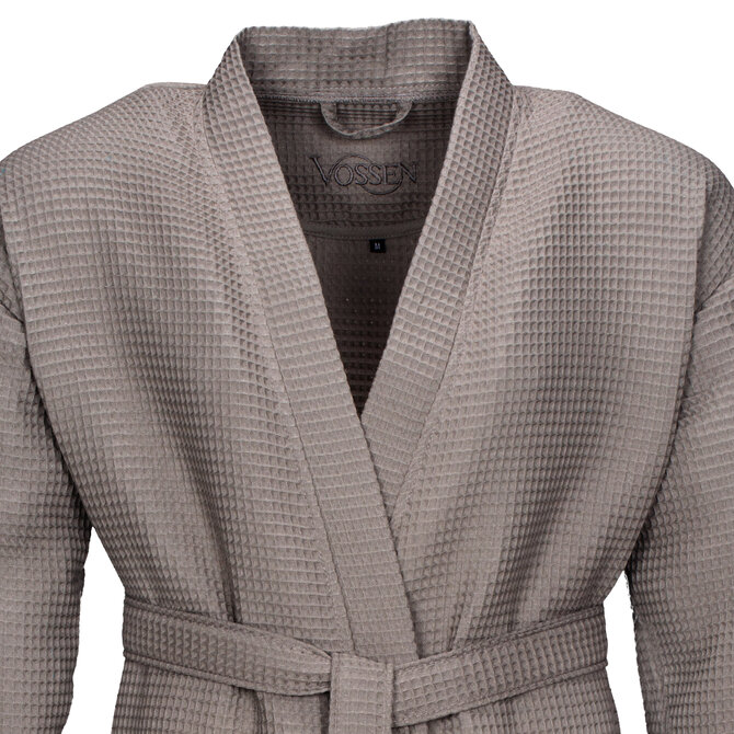 Vossen Unisex badjas ROM Pique-U pepplestone S Vossen Unisex badjas ROM Pique-U pepplestone S